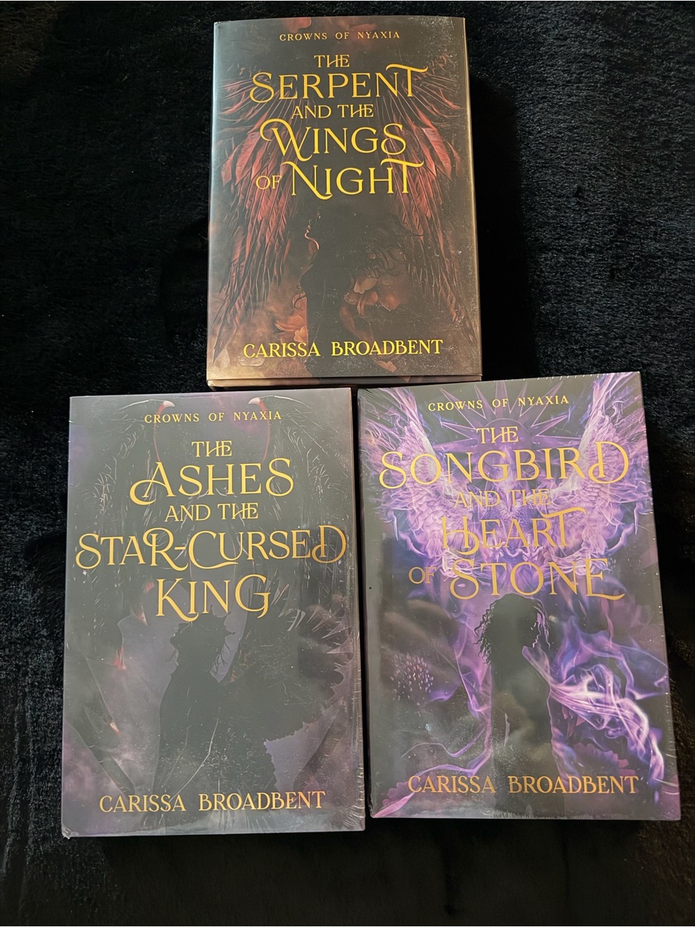 Bookish Box Crowns of Nyaxia 1-3 Carissa Broadbent